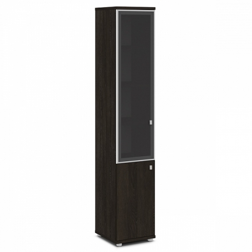 Шкаф со стеклом в алюминиевом профиле V-505 L фото 3 Шкаф со стеклом в алюминиевом профиле V-505 L фото 3