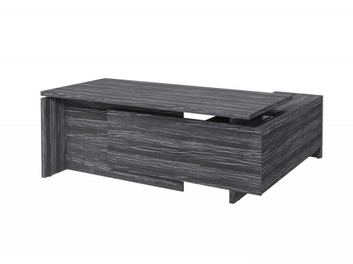 Стол с опорной тумбой FB-119L.DD Древесина Графит Стол с опорной тумбой FB-119L.DD Древесина Графит