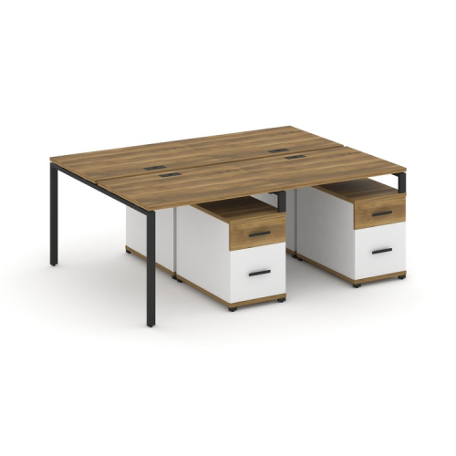 Бенч-система на 4 места с 2 опорными тумбами Concept CN.DRS-321 фото 7