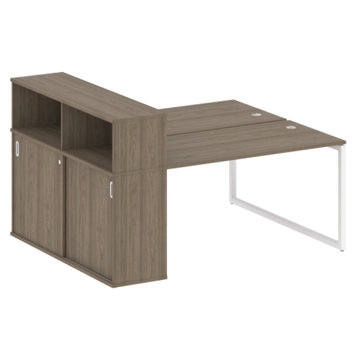 Бенч-система с шкафом-купе на О-обр. м/к Metal System Quattro 40БО.РС-СШК-2.3 фото 2 Бенч-система с шкафом-купе на О-обр. м/к Metal System Quattro 40БО.РС-СШК-2.3 фото 2