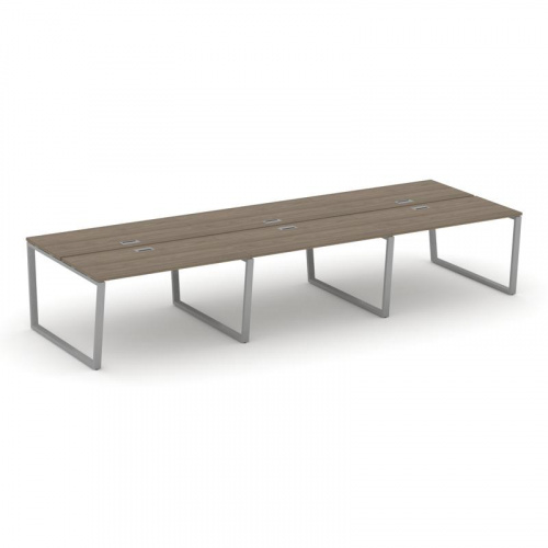 Style Project Рабочая станция 2-х сторон. SN-6T2.DRS-073 Акация Лорка/Металл Антрацит/Заглушка Пласт фото 14