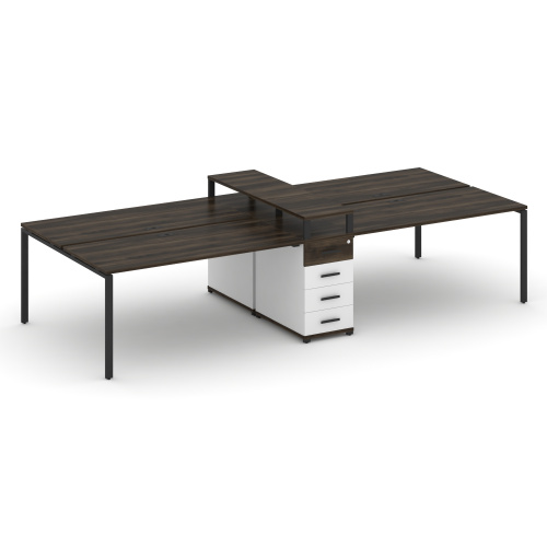 Бенч-система на 4 места с 1 опорной тумбой Concept CN.DRS-436 фото 9 Бенч-система на 4 места с 1 опорной тумбой Concept CN.DRS-436 фото 9