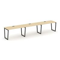 Style Project Рабочая станция 1 сторон. SN-4T2.ORS-044 Акация Лорка/Металл Антрацит/Заглушка Пластик