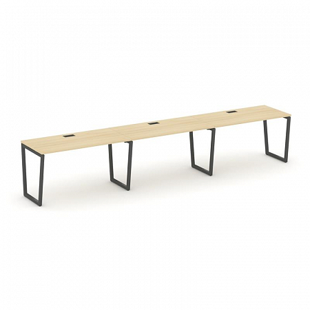 Style Project Рабочая станция 1 сторон. SN-4T2.ORS-054 Акация Лорка/Металл Антрацит/Заглушка Пластик