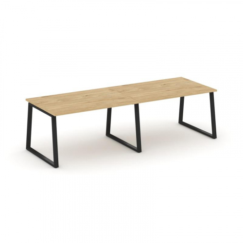 Style Project Стол переговорный SN-6T1.SPRG-013.3 Акация Лорка/Металл Антрацит 2760*980*750 фото 3 Style Project Стол переговорный SN-6T1.SPRG-013.3 Акация Лорка/Металл Антрацит 2760*980*750 фото 3