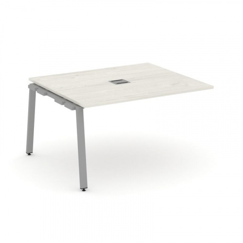 Style Project Проходной наб. элем. перег. стола SN-6A.NSPRG-032 Акация Лорка/Металл Белый 1180*1180* фото 8