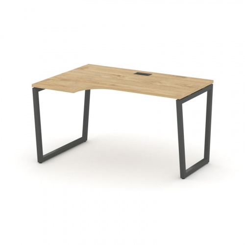 Style Project Стол рабочий эргоном. SN-4T2.SPA-002(L) Акация Лорка/Металл Антрацит/Заглушка Пластик фото 22