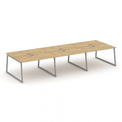 Style Project Рабочая станция 2-х сторон. SN-4T1.DRS-073 Акация Лорка/Металл Антрацит/Заглушка Пласт фото 2