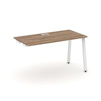 Style Project Стол-приставка к опор. элем. SN-6A.OPRS-022 Дуб Табак/Металл Белый 1180*800*750