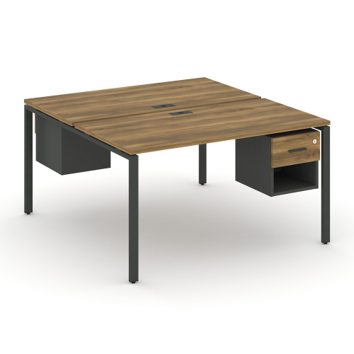 Бенч-система на 2 места с подвесными тумбами Concept CN.DRS-117 Бенч-система на 2 места с подвесными тумбами Concept CN.DRS-117