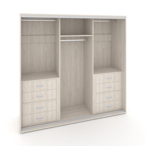 Корпус 3-х секционного шкафа низкого L=2369мм Maris SH.K3-6.2 K5 фото 4