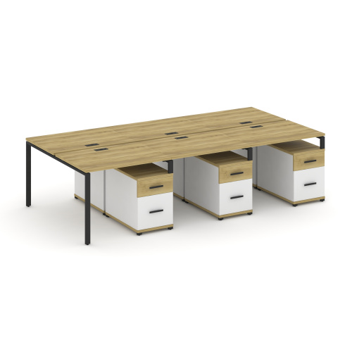 Бенч-система на 6 мест с 3 опорными тумбами Concept CN.DRS-353 фото 6 Бенч-система на 6 мест с 3 опорными тумбами Concept CN.DRS-353 фото 6