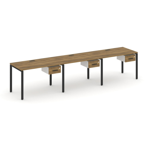 Бенч-система на 3 места с подвесными тумбами Concept CN.ORS-130 фото 7