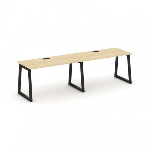 Style Project Рабочая станция 1 сторон. SN-5T1.ORS-021 Акация Лорка/Металл Антрацит/Заглушка Пластик фото 9