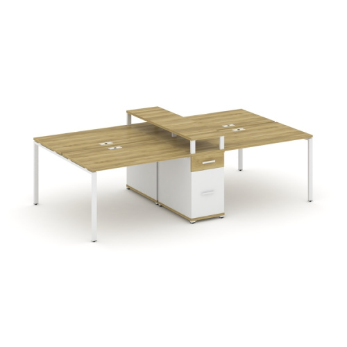 Бенч-система на 4 места с 1 опорной тумбой Concept CN.DRS-438 фото 11 Бенч-система на 4 места с 1 опорной тумбой Concept CN.DRS-438 фото 11