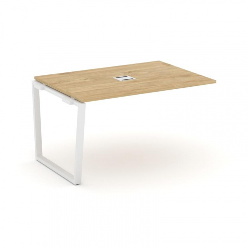 Style Project Проходной наб. элем. перег. стола SN-6T2.NSPRG-003 Акация Лорка/Металл Антрацит/Заглуш фото 3