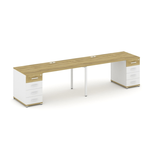 Бенч-система на 2 места с 2 опорными тумбами Concept CN.ORS-410 фото 11