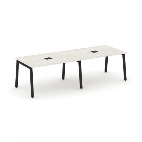 Style Project Стол переговорный SN-5A.SPRG-013 Антрацит/Металл Белый 2760*980*750 фото 5 Style Project Стол переговорный SN-5A.SPRG-013 Антрацит/Металл Белый 2760*980*750 фото 5