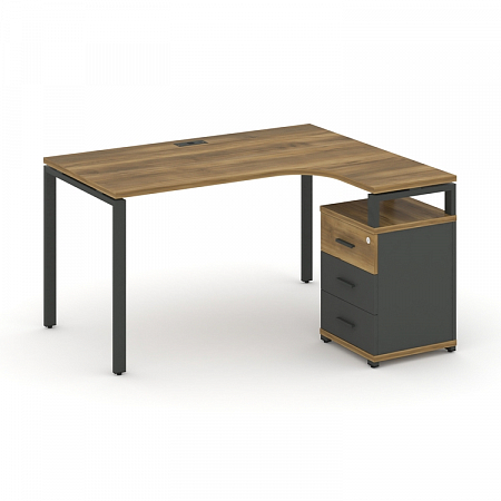 Стол эргономичный с опорной тумбой Concept CN.SA-307(R)