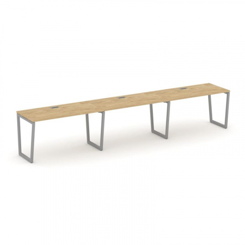 Style Project Рабочая станция 1 сторон. SN-4T2.ORS-032 Акация Лорка/Металл Антрацит/Заглушка Пластик фото 2