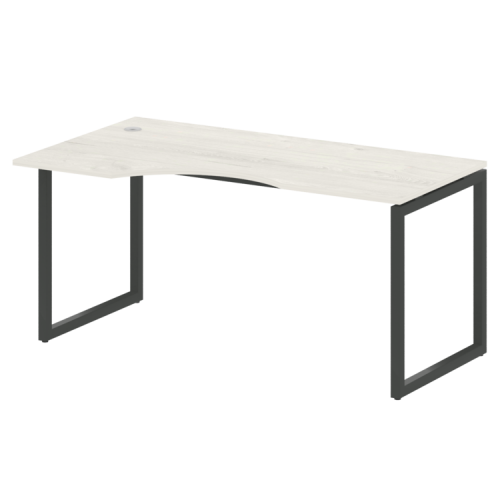 Стол криволинейный левый на О-обр. м/к Metal System Quattro 40БО.СА-1 (L) фото 5 Стол криволинейный левый на О-обр. м/к Metal System Quattro 40БО.СА-1 (L) фото 5