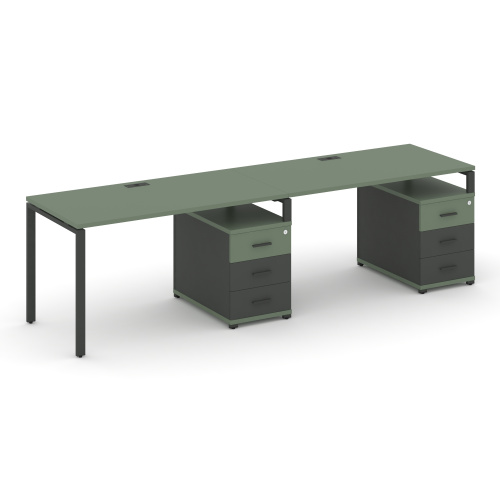 Бенч-система на 2 места с 2 опорными тумбами Concept CN.ORS-312 фото 2 Бенч-система на 2 места с 2 опорными тумбами Concept CN.ORS-312 фото 2