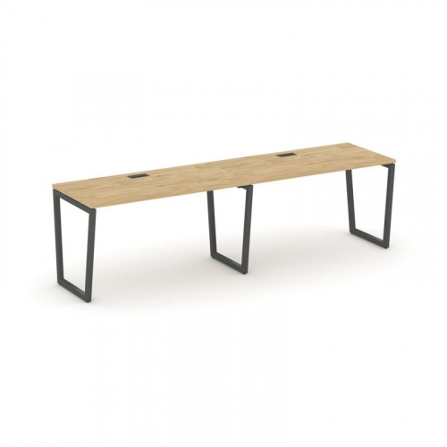 Style Project Рабочая станция 1 сторон. SN-4T2.ORS-014 Акация Лорка/Металл Антрацит/Заглушка Пластик фото 22