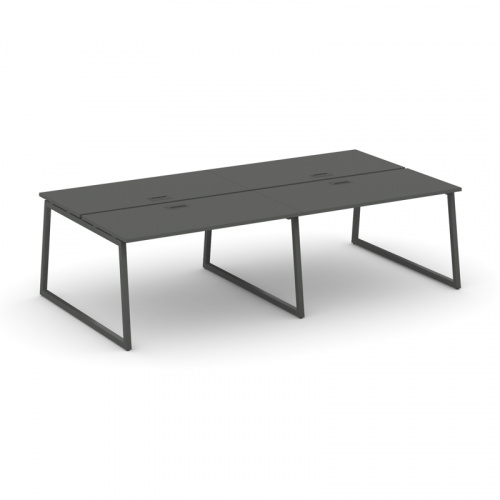 Style Project Рабочая станция 2-х сторон. SN-4T1.DRS-042 Акация Лорка/Металл Антрацит/Заглушка Пласт фото 14