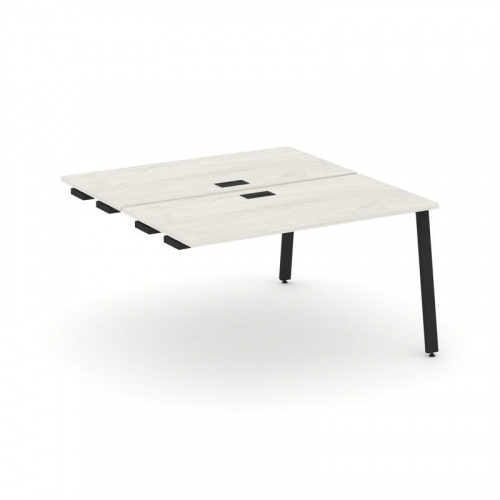 Style Project Стол-приставка к опор. элем. SN-6A.DPRS-024 Антрацит/Металл Белый 1580*1632*750 Style Project Стол-приставка к опор. элем. SN-6A.DPRS-024 Антрацит/Металл Белый 1580*1632*750