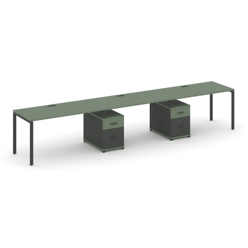 Бенч-система на 3 места с 2 опорными тумбами Concept CN.ORS-337 фото 2 Бенч-система на 3 места с 2 опорными тумбами Concept CN.ORS-337 фото 2