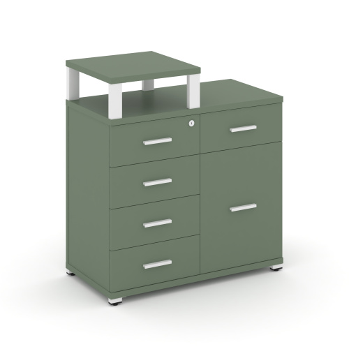 Тумба приставная с 5 ящиками Concept CN.TSP-017 W Тумба приставная с 5 ящиками Concept CN.TSP-017 W