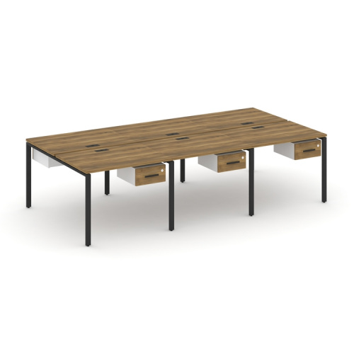 Бенч-система на 6 мест с подвесными тумбами Concept CN.DRS-149 фото 7