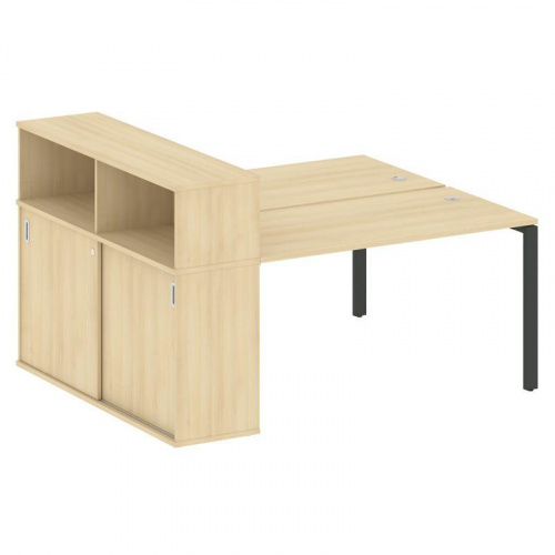 Бенч-система с шкафом-купе на П-обр. м/к Metal System БП.РС-СШК-2.3 фото 2 Бенч-система с шкафом-купе на П-обр. м/к Metal System БП.РС-СШК-2.3 фото 2