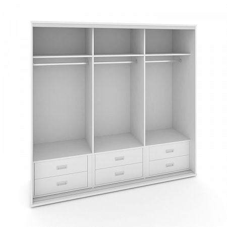 Корпус 3-х секционного шкафа низкого L=1619мм Maris SH.K3-1.2 K4