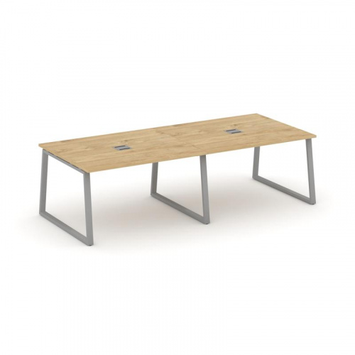 Style Project Стол переговорный SN-6T1.SPRG-042 Акация Лорка/Металл Антрацит/Заглушка Металл Антраци фото 2 Style Project Стол переговорный SN-6T1.SPRG-042 Акация Лорка/Металл Антрацит/Заглушка Металл Антраци фото 2