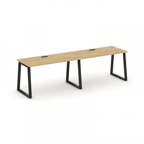 Style Project Рабочая станция 1 сторон. SN-6T1.ORS-021 Акация Лорка/Металл Антрацит/Заглушка Пластик Style Project Рабочая станция 1 сторон. SN-6T1.ORS-021 Акация Лорка/Металл Антрацит/Заглушка Пластик