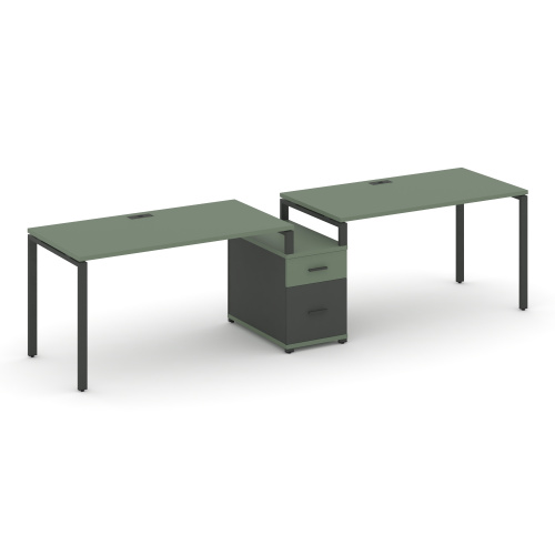 Бенч-система на 2 места с 1 опорной тумбой Concept CN.ORS-307 фото 4