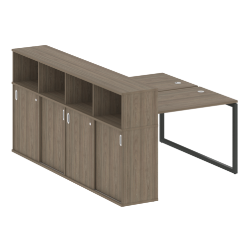 Бенч-система с шкафом-купе на О-обр. м/к Metal System Quattro 40БО.РС-СШК-4.2 фото 2 Бенч-система с шкафом-купе на О-обр. м/к Metal System Quattro 40БО.РС-СШК-4.2 фото 2