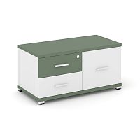 Тумба приставная с 2 ящиками Concept CN.TSP-004 W