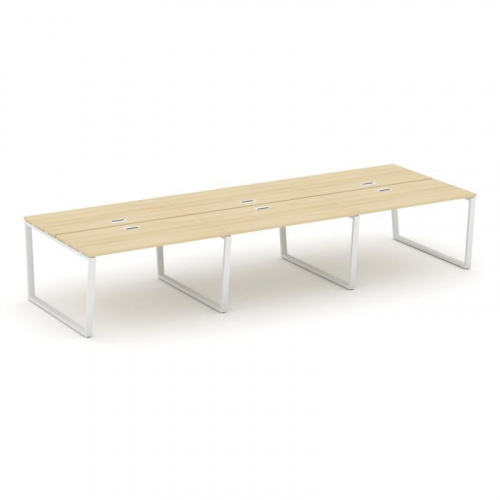 Style Project Рабочая станция 2-х сторон. SN-6T2.DRS-073 Акация Лорка/Металл Антрацит/Заглушка Пласт фото 21