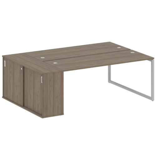 Бенч-система с шкафом-купе на О-обр. м/к Metal System Quattro 40БО.РС-СШК-1.5 фото 3 Бенч-система с шкафом-купе на О-обр. м/к Metal System Quattro 40БО.РС-СШК-1.5 фото 3