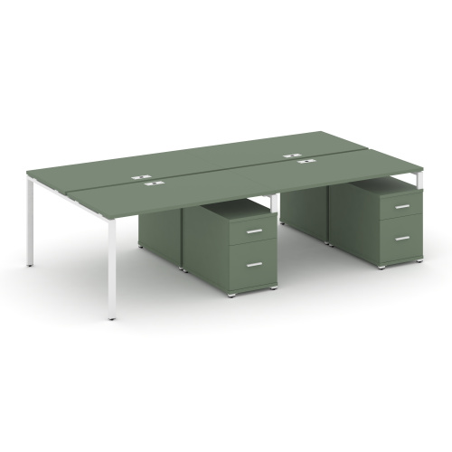 Бенч-система на 4 места с 2 опорными тумбами Concept CN.DRS-323 Бенч-система на 4 места с 2 опорными тумбами Concept CN.DRS-323