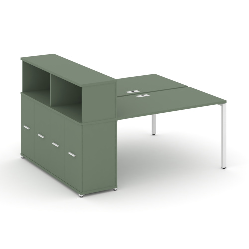 Бенч-система с опорным распашным шкафом Concept CN.DRS-227 Бенч-система с опорным распашным шкафом Concept CN.DRS-227