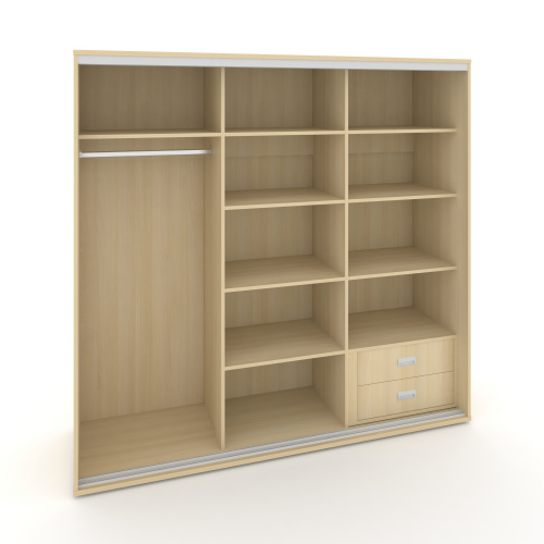 Корпус 3-х секционного шкафа низкого L=2669мм Maris SH.K3-8.2 K1