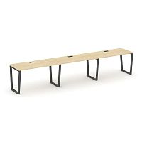 Style Project Рабочая станция 1 сторон. SN-6T2.ORS-031 Акация Лорка/Металл Антрацит/Заглушка Пластик