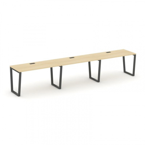 Style Project Рабочая станция 1 сторон. SN-6T2.ORS-032 Акация Лорка/Металл Антрацит/Заглушка Пластик фото 28