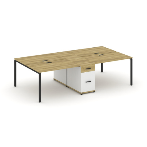 Бенч-система на 4 места с 1 опорной тумбой Concept CN.DRS-422 фото 6 Бенч-система на 4 места с 1 опорной тумбой Concept CN.DRS-422 фото 6