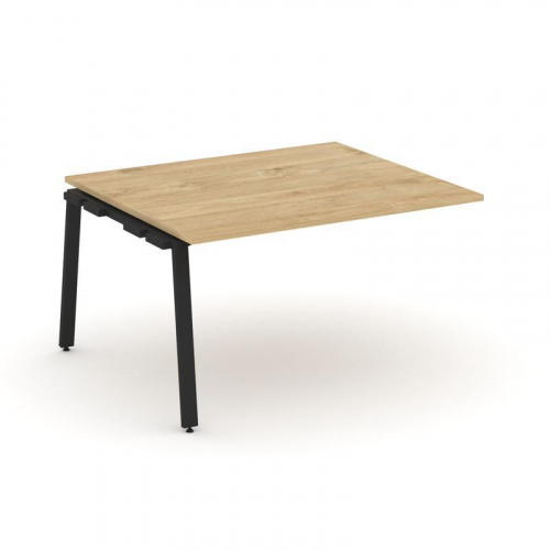 Style Project Проходной наб. элем. перег. стола SN-6A.NSPRG-033.3 Дуб Наварра/Металл Белый 1380*1180 фото 11