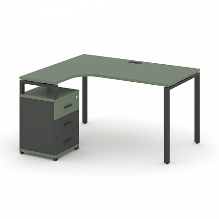 Стол эргономичный с опорной тумбой Concept CN.SA-305(L)