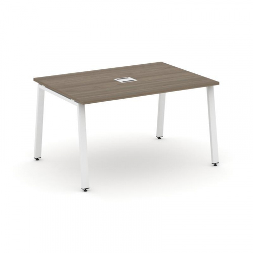 Style Project Стол переговорный SN-6A.SPRG-003 Дуб Табак/Металл Белый 1380*980*750 фото 15